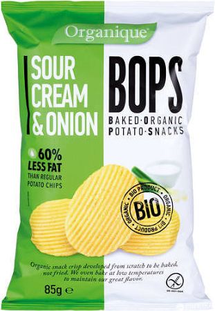 Organique bio chips hagymás-tejfölös, 85 g