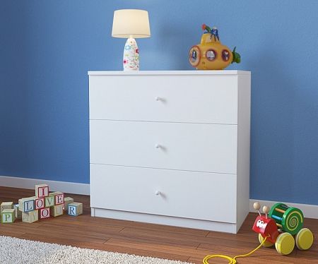 OURBABY gyerek komód - fehér