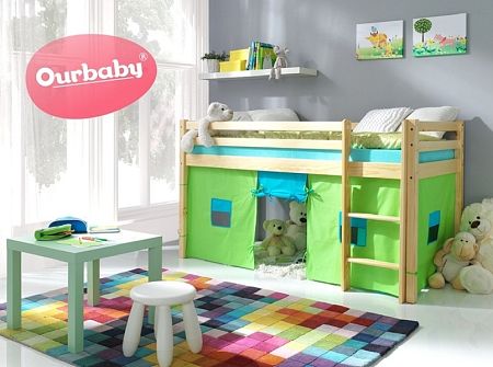 OURBABY magasított gyerekágy MODO