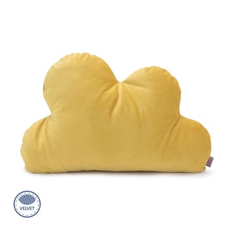 Párna fuvalom Velvet - mustár