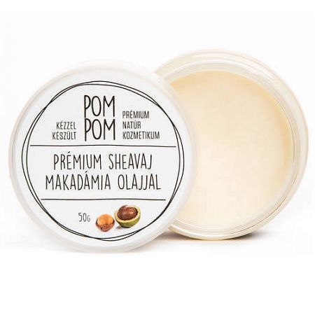 PomPom Prémium sheavaj makadámia olajjal, 50g
