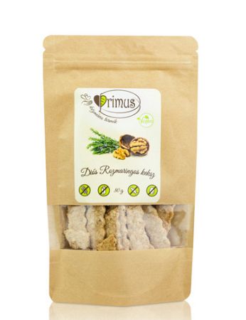 PRIMUS GM KEKSZ DIÓS-ROZMARINGOS, 80 g