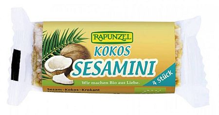 Rapunzel bio Kókuszos szezámszelet, 27 g