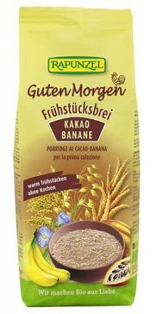 Rapunzel bio Reggeli kása kakaó-banán, 500 g