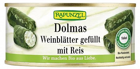 Rapunzel bio Szőlőlevélbe töltött rizs, 280 g
