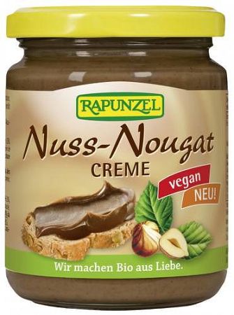 Rapunzel Mogyorós nugátkrém, vegán, 250 g