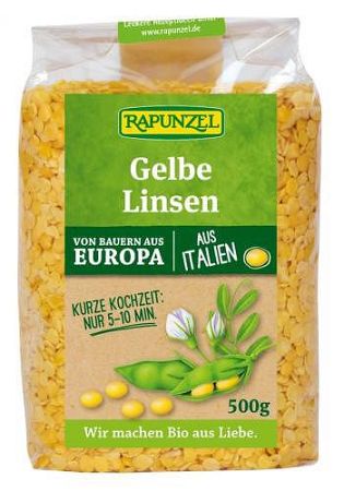 Rapunzel Sárga lencse, 500 g 