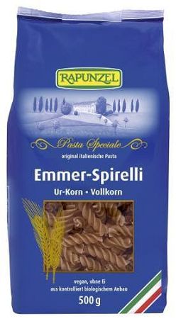 Rapunzel Tönkespirál teljes kiőrlésű, 500g