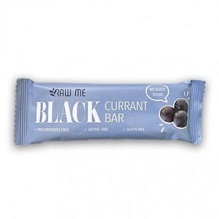 RAW ME GYÜMÖLCSSZELET FEKETE RIBIZLIS, 42 g