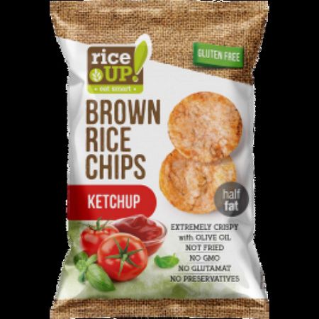 RICE UP RIZS CHIPS KETCHUP, 60G