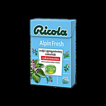 Ricola cukor alpin fresh, 40 g