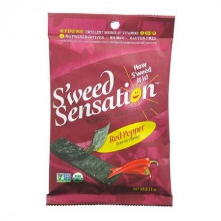 Seaweed algachips csípős paprikás, 10 g