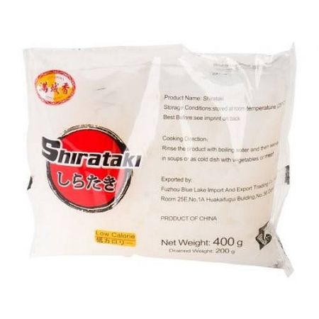 SHIRATAKI KONJAC TÉSZTA UDON FORMA, 400 g
