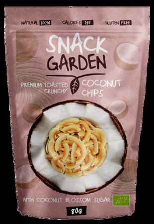 SNACK GARDEN KÓKUSZCHIPS ÉDES 80 G