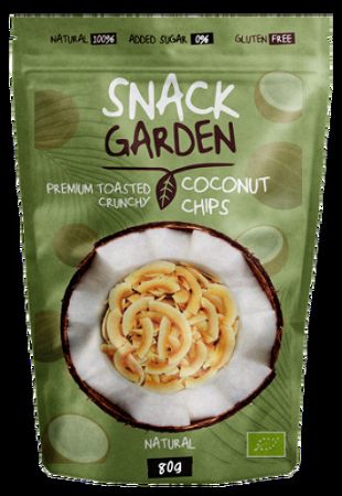 SNACK GARDEN KÓKUSZCHIPS NATÚR 80 G