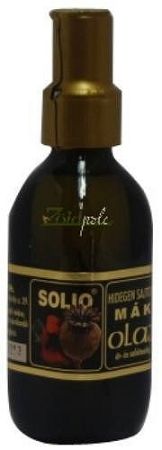 Solio hidegen sajtolt mák olaj, 100 ml