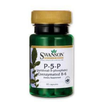 Swanson B6 P5P -25mg, 60 db kapszula