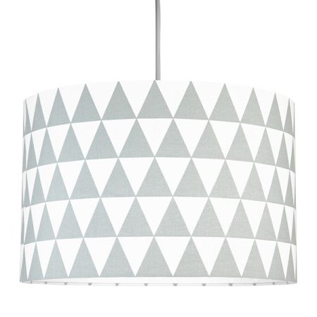Textil függőlámpa - Triangle - szürke