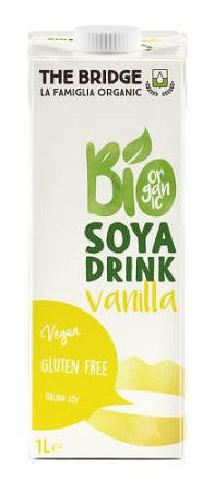 The Bridge bio szója ital, 1000 ml - vaníliás