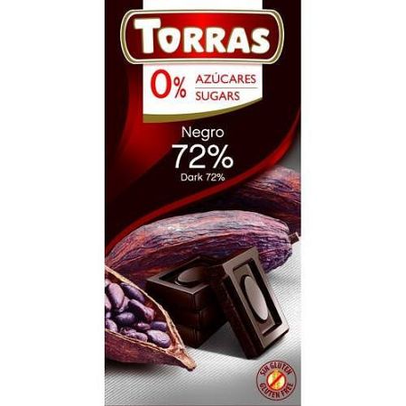 TORRAS ÉTCSOKOLÁDÉ 72%, 75 g