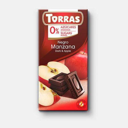 Torras étcsokoládé almás, 75 g