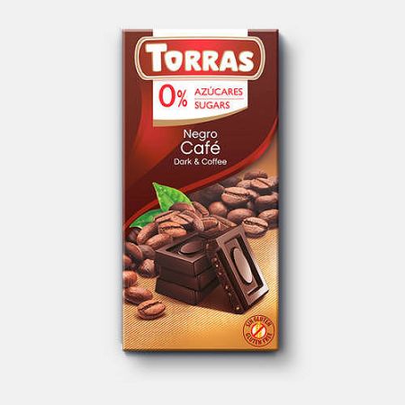 TORRAS ÉTCSOKOLÁDÉ KÁVÉ, 75 g