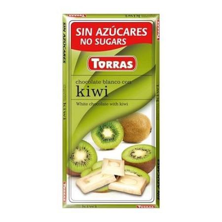 TORRAS FEHÉRCSOKOLÁDÉ KIWI, 75 g