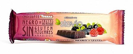 Torras stevia 07. Étcsokoládé erdei gy., 35 g