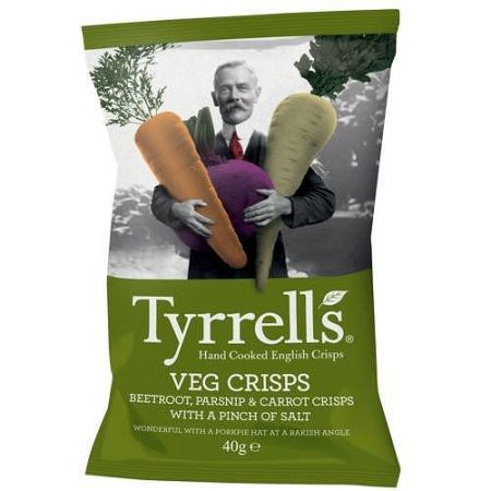 TYRRELLS ZÖLDSÉG CHIPS 40 G