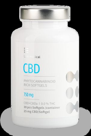USA Medical CBD drazsé 750mg