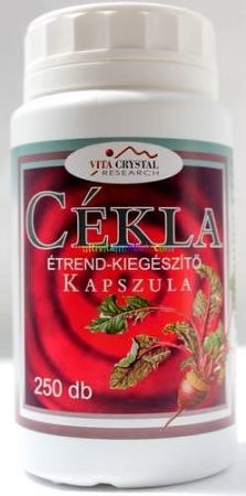 Vita Crystal Cékla Kapszula 250 db