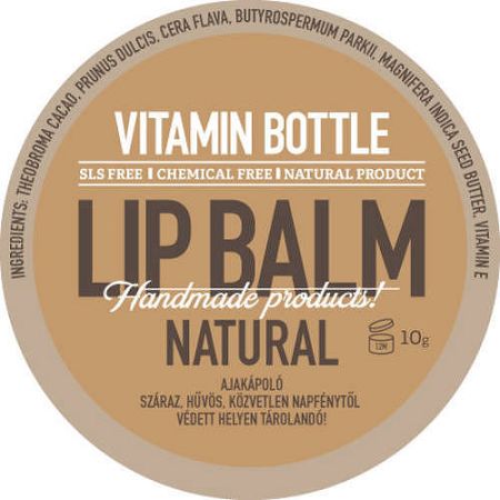 Vitamin Bottle Natur Ajakápoló
