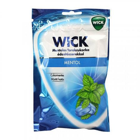 Wick torokcukorka mentol, 72 g