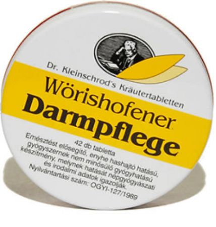 Wörishofener Darmpflege tabletta, 42 db