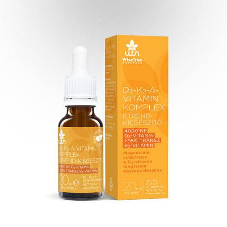 WTN D3- K2- A-vitamin csepp, 20 ml