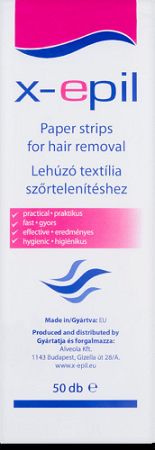 X-epil lehúzó textília, 50 db