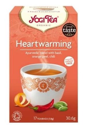 Yogi Bio Életöröm tea, HEARTWARMING, 17 filter