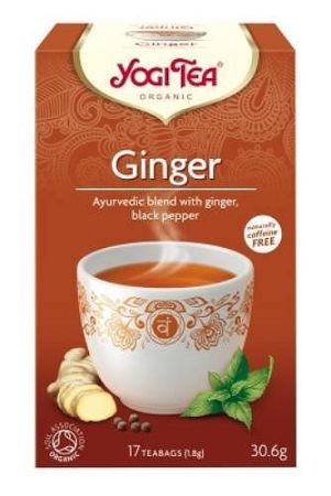 Yogi Bio Gyömbéres tea, GINGER, 17 filter