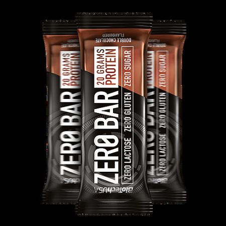 Zero Bar Fehérje szelet - Dupla csokoládé, 50 g