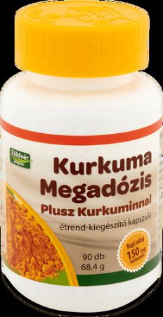 Zöldvér kurkuma megadózis kapszula 90 db