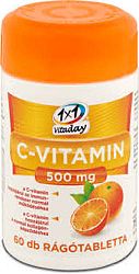 1x1 vitaday c-vitamin 500 mg rágótabl.