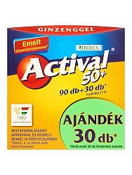 Béres Actival 50+ Filmtabletta Emelt D-vitaminnal, 120 db
