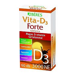 Béres vita-d3 forte tabletta, 60 db