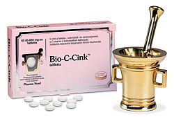 Bio-C-Cink tabletta C vitaminnal, 60 db