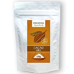 Bio, nyers zúzott kakaóbab (criollo), 125 g, Organiqa