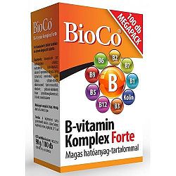 BioCo B-vitamin Komplex Forte, 100 db tabletta