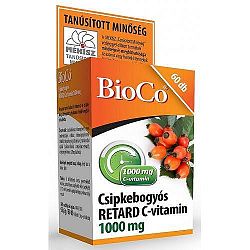 BioCo Csipkebogyós Retard C-vitamin 1000mg, 60 db tabletta