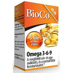 BioCo Omega 3-6-9 kapszula, 60 db