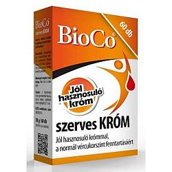 Bioco szerves króm tabletta, 60 db