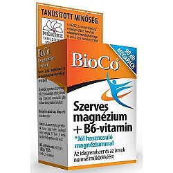 BioCo Szerves Magnézium+B6-vitamin Megapack, 90 db tabletta